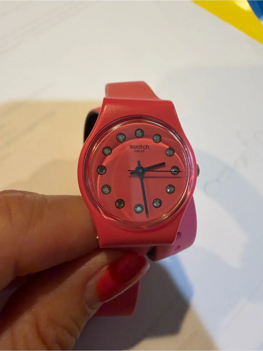 Swatch eye catching